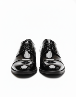 WHISKEY NEAT-Signature Pinstriped Oxford