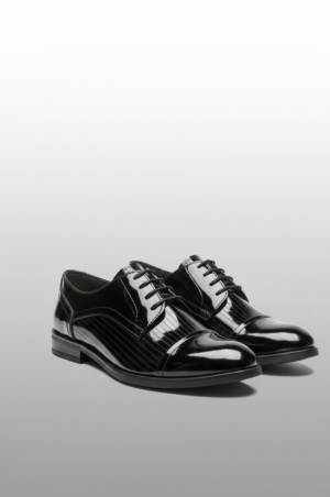 WHISKEY NEAT-Signature Pinstriped Oxford