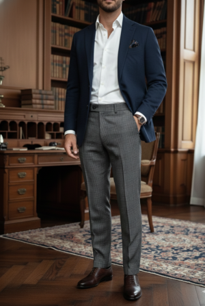 Qaudri - Checkered Trousers