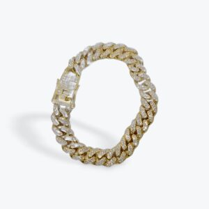 Rhinestone Iced Chain Bracelet