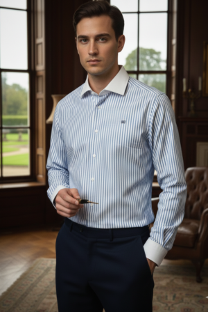 White Collared Shirt